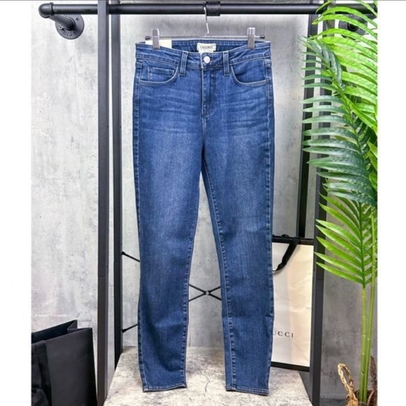 L’AGENCE | Margot High Rise Skinny Leg Ankle Cropped Stretch Jeans in ‘Wilder’ - Picture 4 of 12